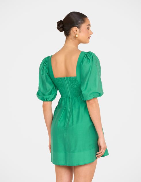 Cade Puff Sleeve Mini Dress